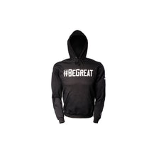 Load image into Gallery viewer, #BEGREAT HOODIE - BLACK / WHITE