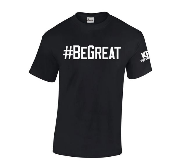 #BEGREAT T-SHIRT - BLACK / WHITE